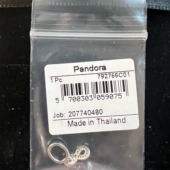 Sparkling Infinity Dangle Charm - Picture 4 of 4